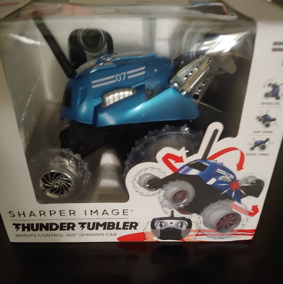 Thunder Tumbler RC Car for Kids, Remote Control Monster Spinning Stunt Truck - Picture 3 of 3